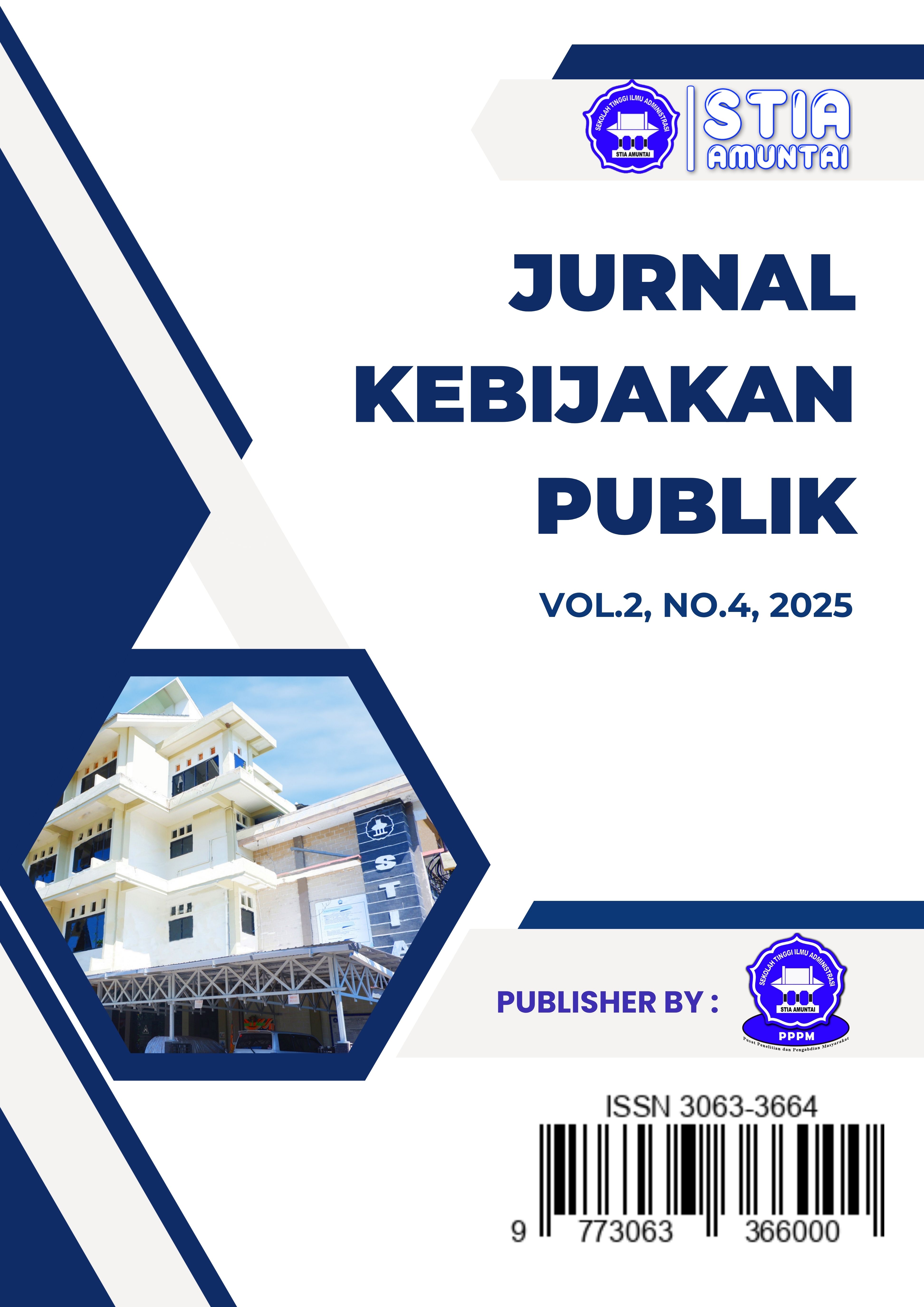 View Vol. 2 No. 4 (2025): Jurnal Kebijakan Publik